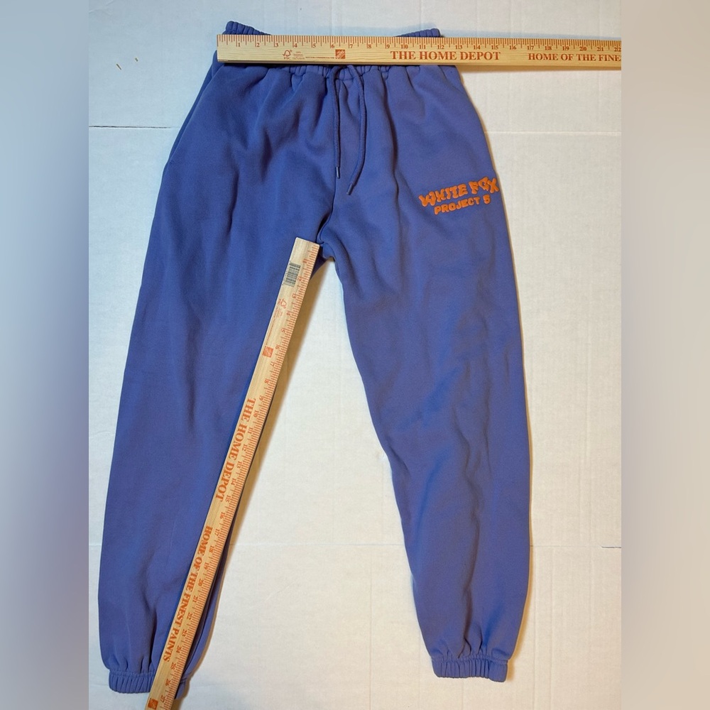 White Fox Women's Project 5 Sweatpants in Grape - Picture 3 of 6
